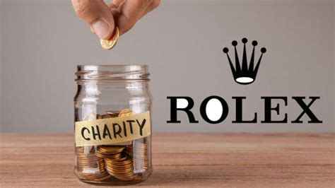 is rolex a non profitable company|rolex charity donations.